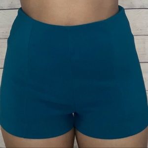 Dark Teal Formal Shorts